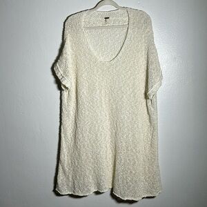Free People open weave sweater dress